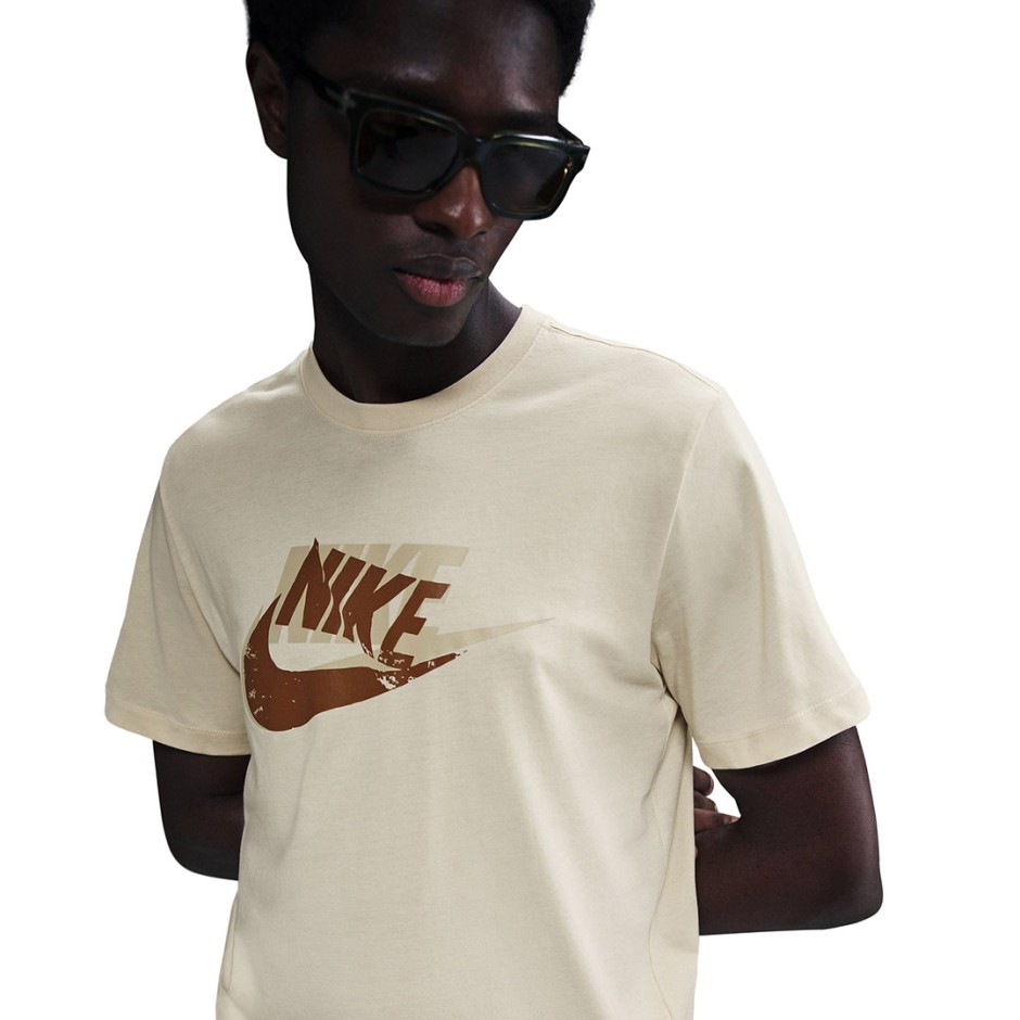 Ανδρική Κοντομάνικη Μπλούζα Χακί - Nike Sportswear Futura