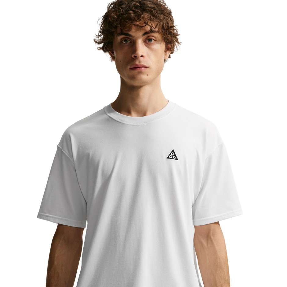 Ανδρική Κοντομάνικη Μπλούζα Εκρού - Nike ACG
