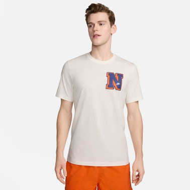 Ανδρική Κοντομάνικη Μπλούζα Εκρού - Nike Sportswear