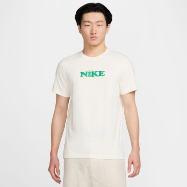 Ανδρική Κοντομάνικη Μπλούζα Εκρού - Nike Sportswear