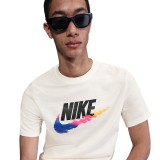 Ανδρική Κοντομάνικη Μπλούζα Εκρού - Nike Sportswear Εικόνα 