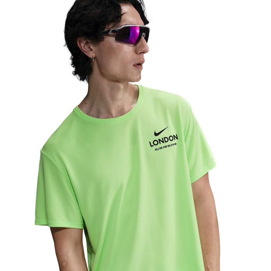 NIKE M CITY MRTH MILER TEE IF5753-337 Lime