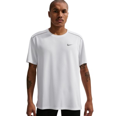Men's Running T-Shirt White - Nike Miler Dri-FIT