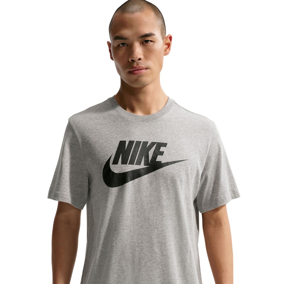 Ανδρική Κοντομάνικη Μπλούζα Γκρι - Nike Sportswear