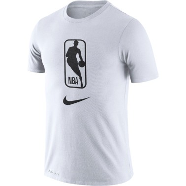 Ανδρική Κοντομάνικη Μπλούζα Λευκή - Nike NBA Dri-FIT