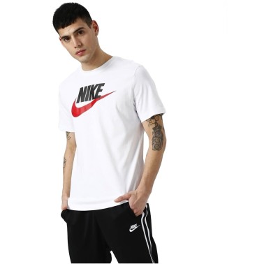 Ανδρική Κοντομάνικη Μπλούζα Λευκή - Nike Sportswear 