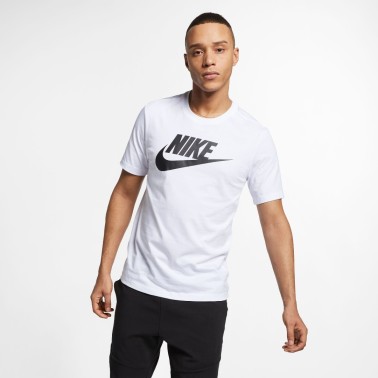 Ανδρική Κοντομάνικη Μπλούζα Λευκή - Nike Sportswear