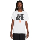 Ανδρική Κοντομάνικη Μπλούζα Λευκή - Nike Sportswear Just Do It Εικόνα 