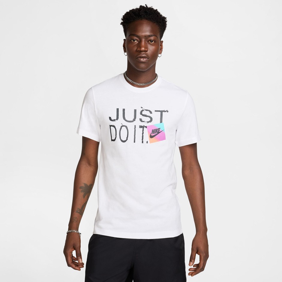 NIKE M NSW TEE 6MO JDI SP25 HJ0563 White