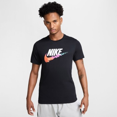 Ανδρική Κοντομάνικη Μπλούζα Μαύρη - Nike Sportswear 