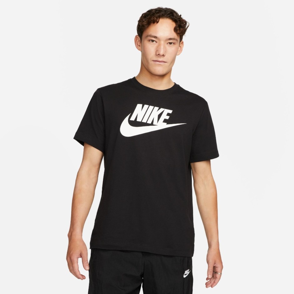 Ανδρική Κοντομάνικη Μπλούζα Μαύρη - Nike Sportswear 