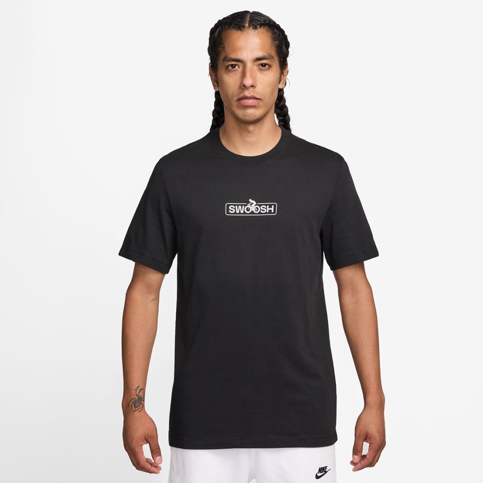 Ανδρική Κοντομάνικη Μπλούζα Μαύρη - Nike Sportswear Club