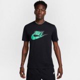 Ανδρική Κοντομάνικη Μπλούζα Μαύρη - Nike Sportswear Futura Εικόνα 