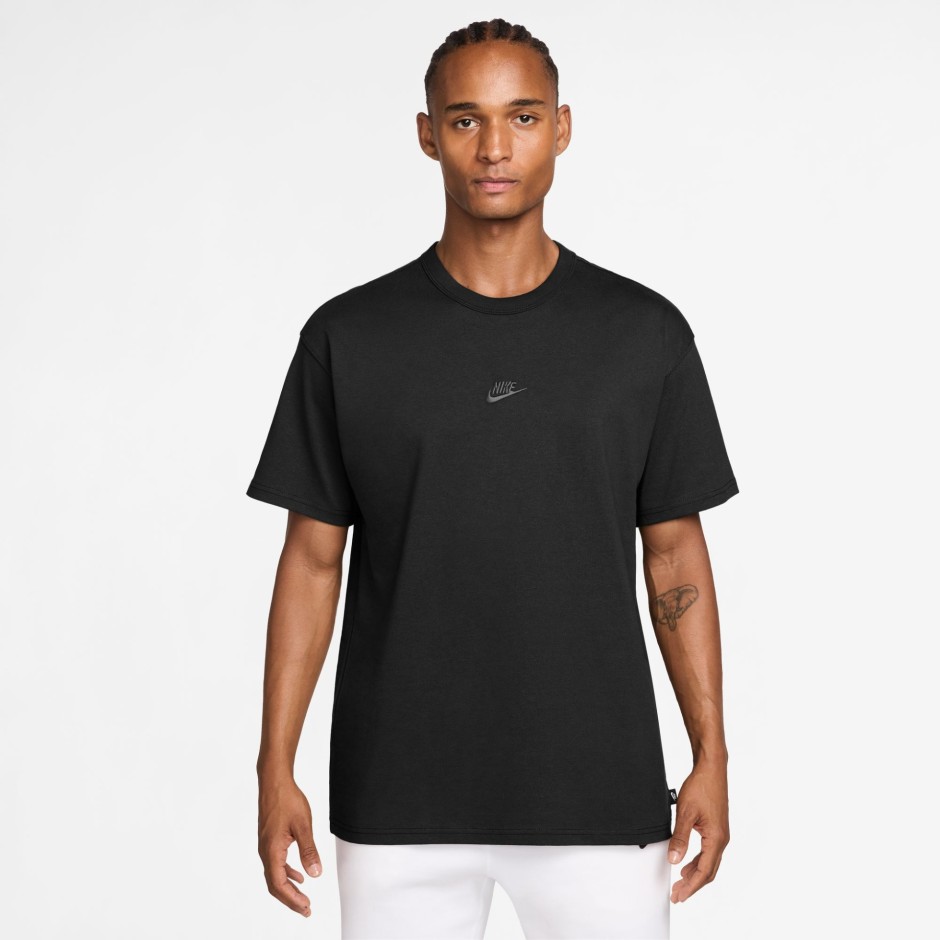 Ανδρική Κοντομάνικη Μπλούζα Μαύρη - Nike Sportswear Premium Essentials
