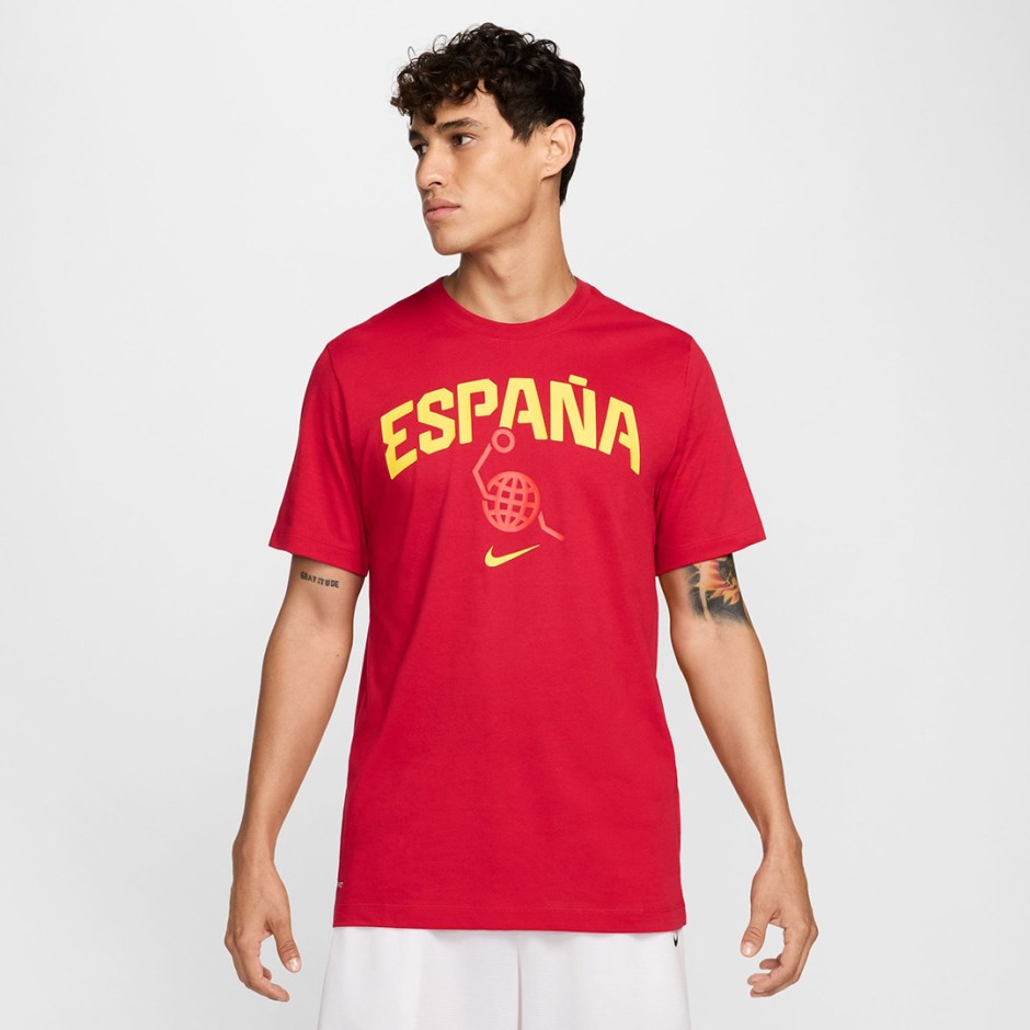 NIKE SPA 24 M SS TEAM TEE OLY24 FQ3677-687 Red