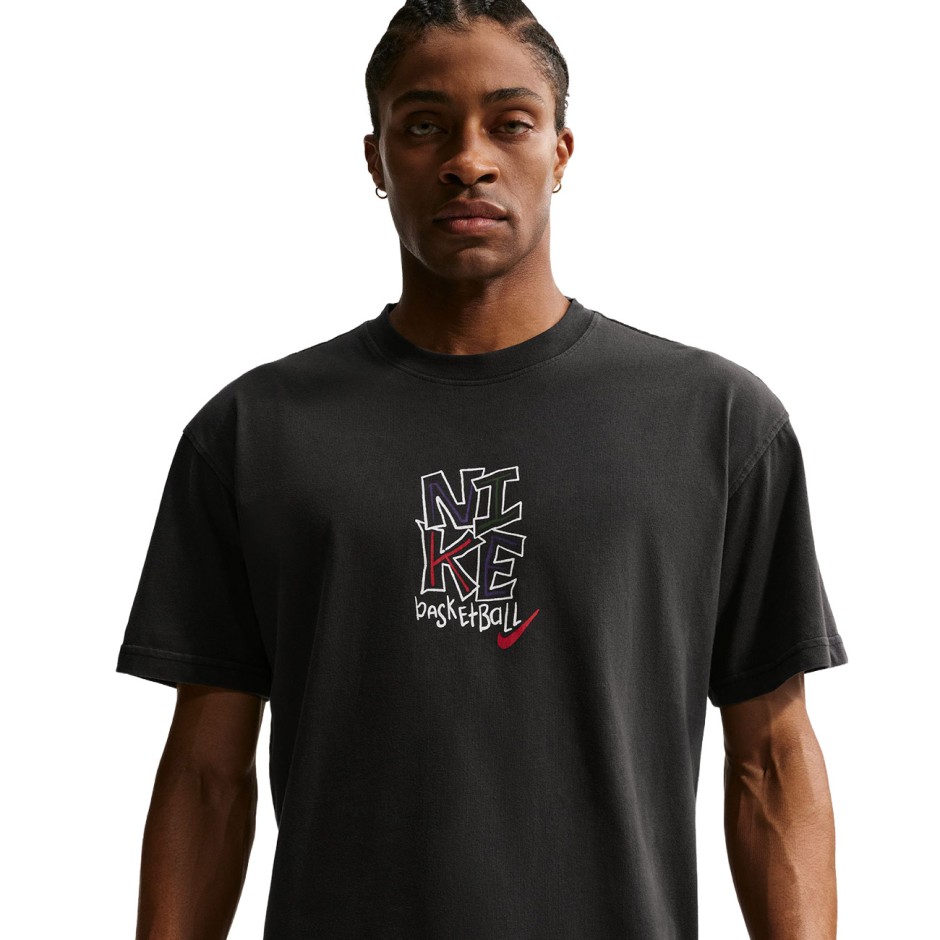 Men's Basketball T-Shirt Black - Nike Max90