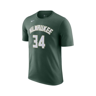 Ανδρική Κοντομάνικη Μπλούζα NBA Πράσινη - Nike Milwaukee Bucks