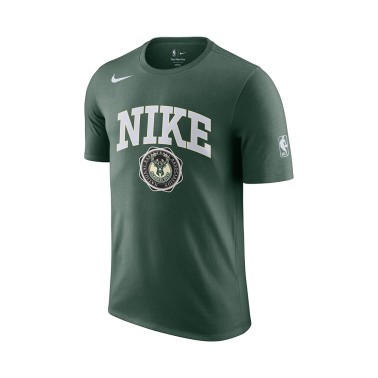 Ανδρική Κοντομάνικη Μπλούζα NBA Πράσινη - Nike Milwaukee Bucks Essential