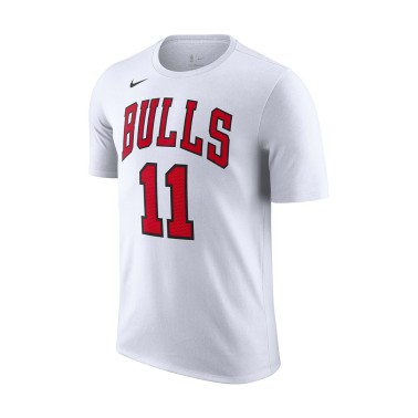 Ανδρική Κοντομάνικη Μπλούζα ΝΒΑ Λευκή - Nike Chicago Bulls