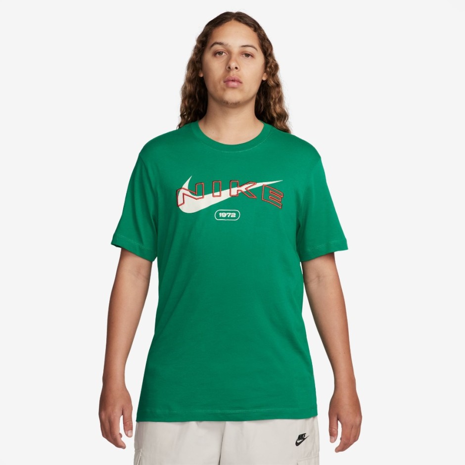 Ανδρική Κοντομάνικη Μπλούζα Πράσινη - Nike Sportswear