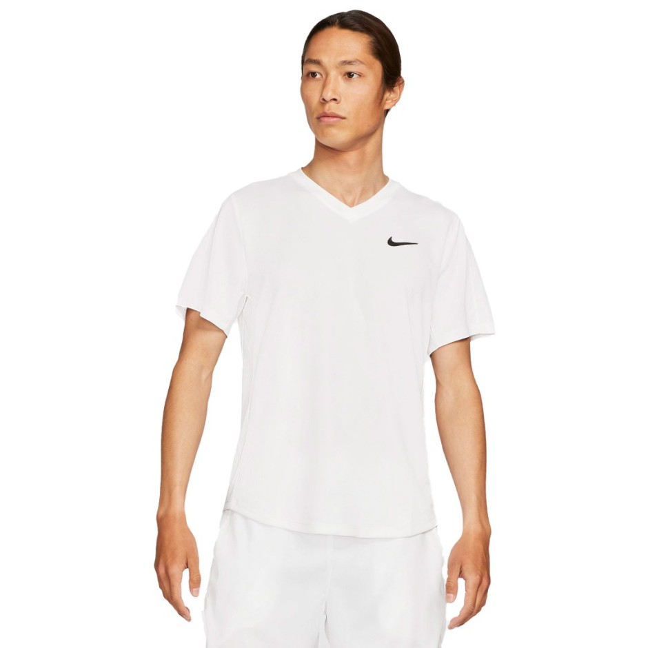 NIKE COURT DRI-FIT VICTORY MEN'S TENNIS TOP CV2982-100 White