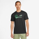Nike Dri-FIT Μαύρο - Ανδρική Κοντομάνικη Μπλούζα για Τρέξιμο Εικόνα 
