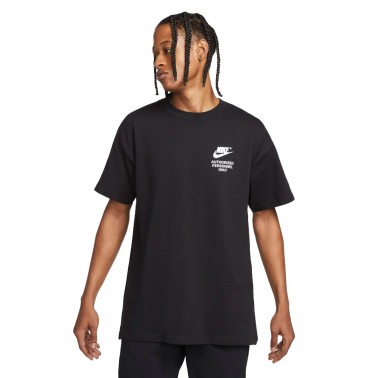 NIKE M NSW AUTHRZD  PERSONNEL TEE DM6427-010 Μαύρο