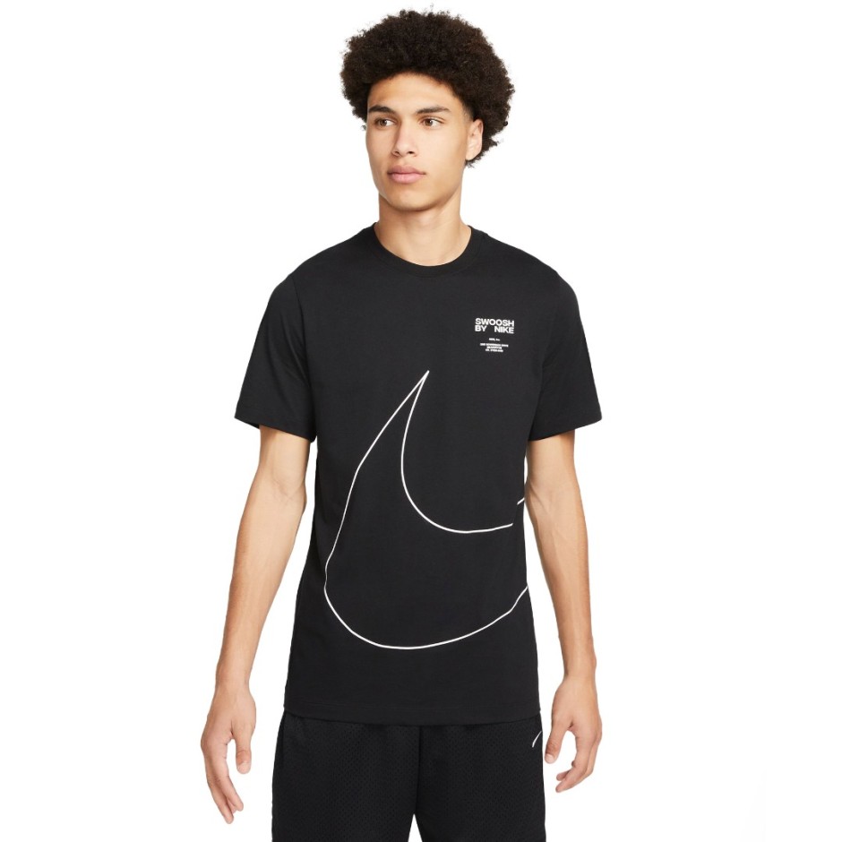 NIKE M NSW TEE BIG SWOOSH 2 Μαύρο