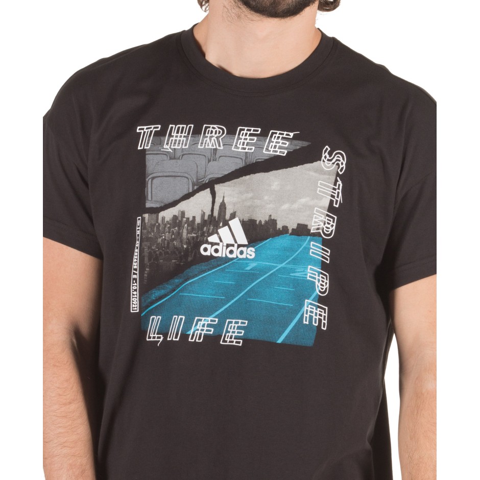 adidas Performance ID PHOTO TEE DV3054 Black - Zakcret.gr