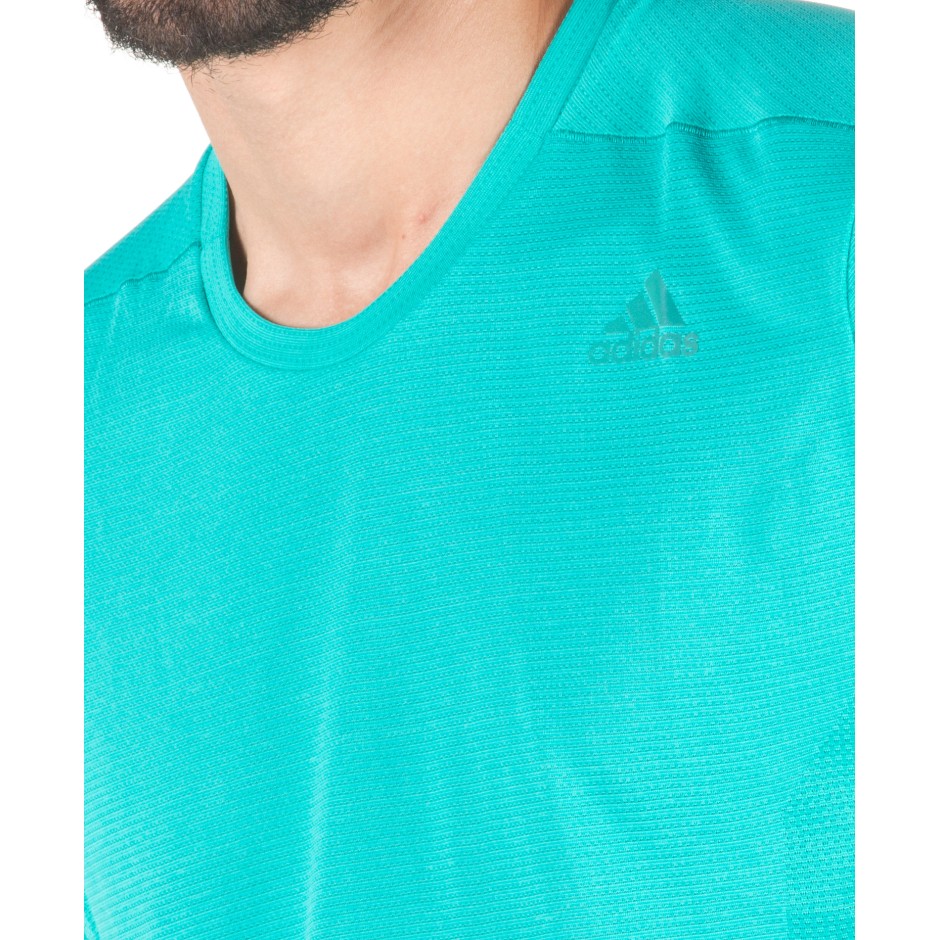 adidas Performance SUPERNOVA TEE CZ8726 Τιρκουάζ