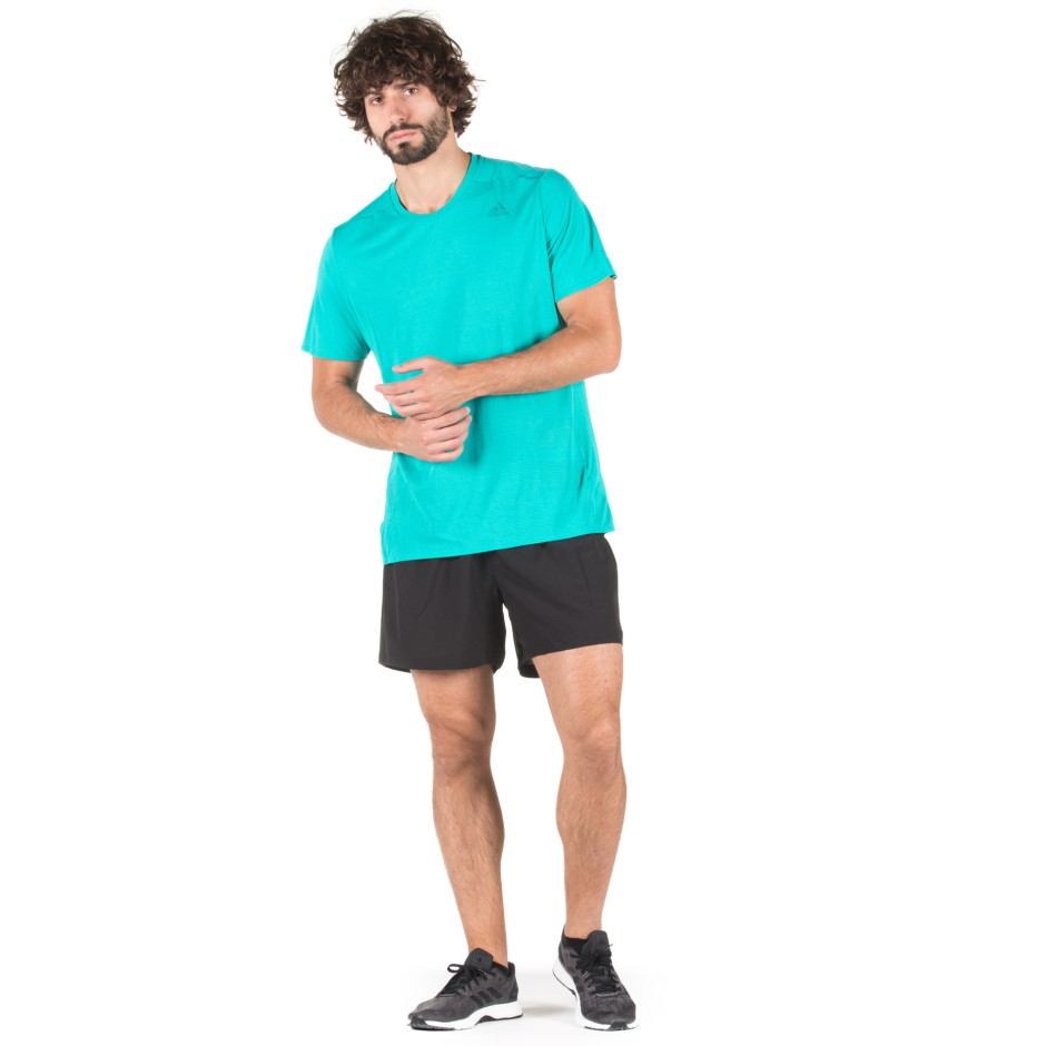adidas Performance SUPERNOVA TEE CZ8726 Τιρκουάζ