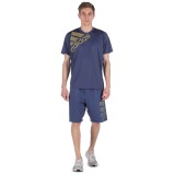 adidas Performance FREELIFT BADGE OF SPORT GRAPHIC TEE FR9077 Blue Image 2