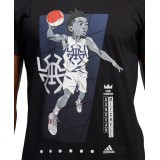 adidas Performance DONOVAN GU TEE FM4761 Black Image 3