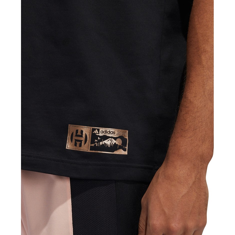 adidas Performance HARDEN GEEK UP KICK TEE GE4118 Black