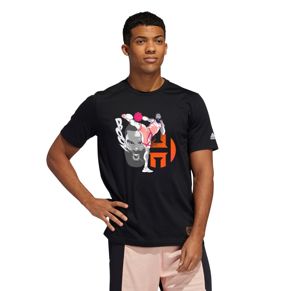 adidas Performance HARDEN GEEK UP KICK TEE GE4118 Black