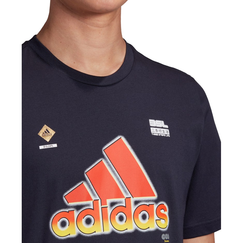international three stripe life tee