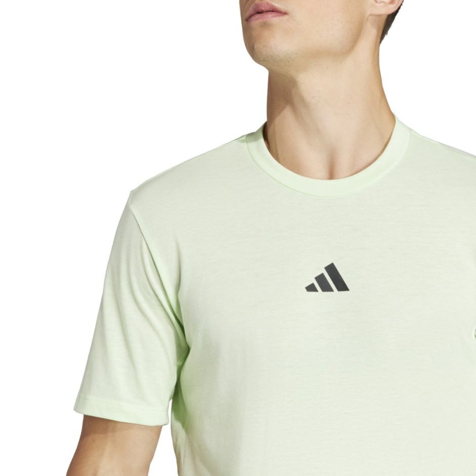 adidas Performance Workout Logo Βεραμάν - Ανδρική Κοντομάνικη Μπλούζα Προπόνησης