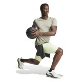 adidas Performance Designed For Training HIIT Workout HEAT.RDY Ανθρακί - Ανδρική Κοντομάνικη Μπλούζα Προπόνησης