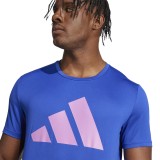 adidas Performance RUN IT TEE IW8423 Blue Image 1