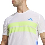 adidas Performance ADIZERO R TEE M JD7316 White Image 1