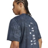 adidas Performance POWER AOP TEE JP3340 Coal Image 1