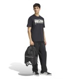 Men's T-Shirt Black - adidas Performance Stadium Fans Graphic Image 3