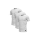 Ανδρικές Κοντομάνικες Μπλούζες Λευκές - adidas Active Core Cotton Εικόνα 