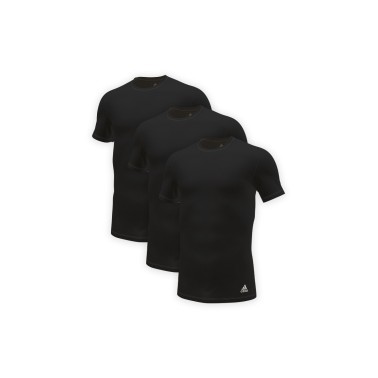 Ανδρικές Κοντομάνικες Μπλούζες Μαύρες - adidas Active Core Cotton