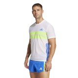 adidas Performance ADIZERO R TEE M JD7316 White Image 