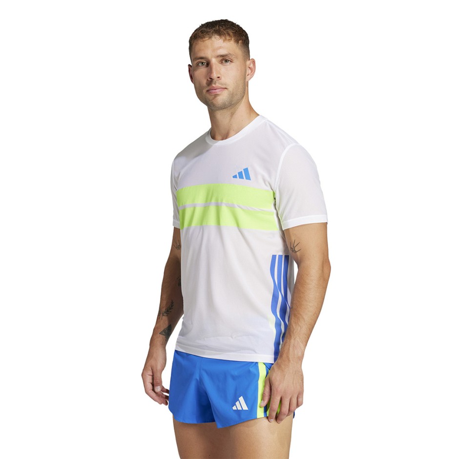 adidas Performance ADIZERO R TEE M JD7316 White