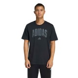 Men's T-Shirt Black - adidas Sportswear Collegiate Image 