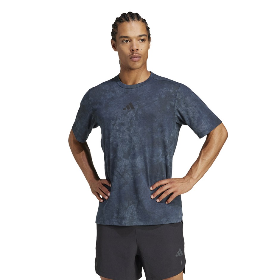 adidas Performance POWER AOP TEE JP3340 Coal