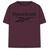 Reebok ID LOGO 1-COLOR T-SHIRT 100250231 Μπορντό Εικόνα 