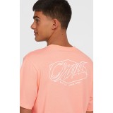 Ανδρική Κοντομάνικη Μπλούζα Σομόν - O'Neill Box Logo Εικόνα 1